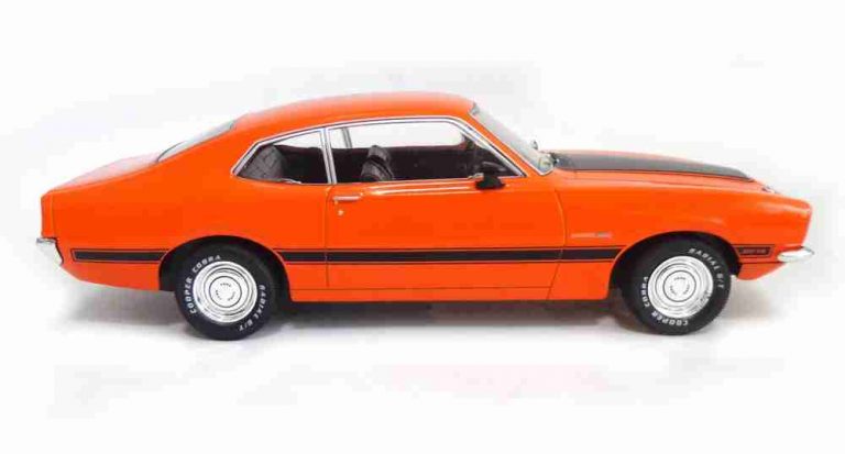 Ford Maverick GT 1974 Orange – Miniature 1/43 Premium X 501064, Neuve Sous Boîte