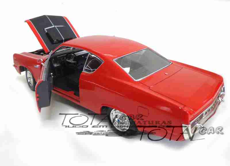 Miniature AMC Rebel 1970 – Road Signature échelle 1:18 – Orange – Neuf
