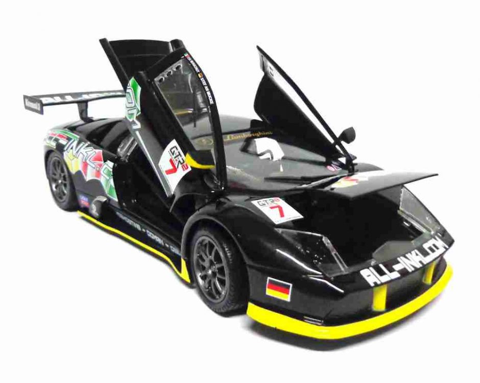 METAL BURAGO LAMBORGHINI MURCIELAGO JAUNE 1/43 BOX NEUF