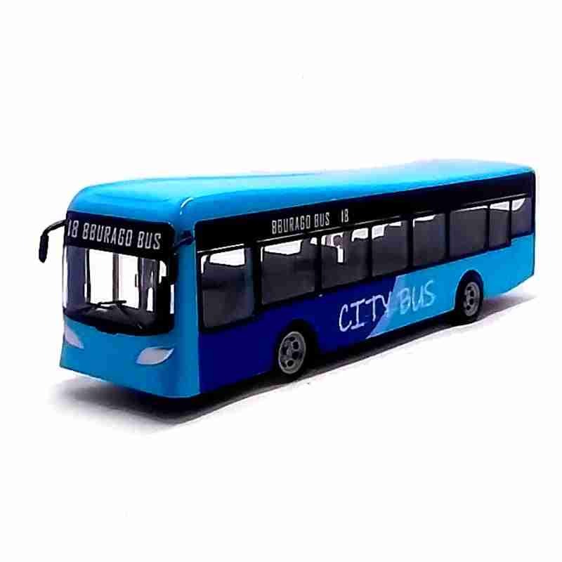 Bus Miniature BURAGO 1:50 - City Bus Milano Orange - 19 Cm - Modèle BU32102OR