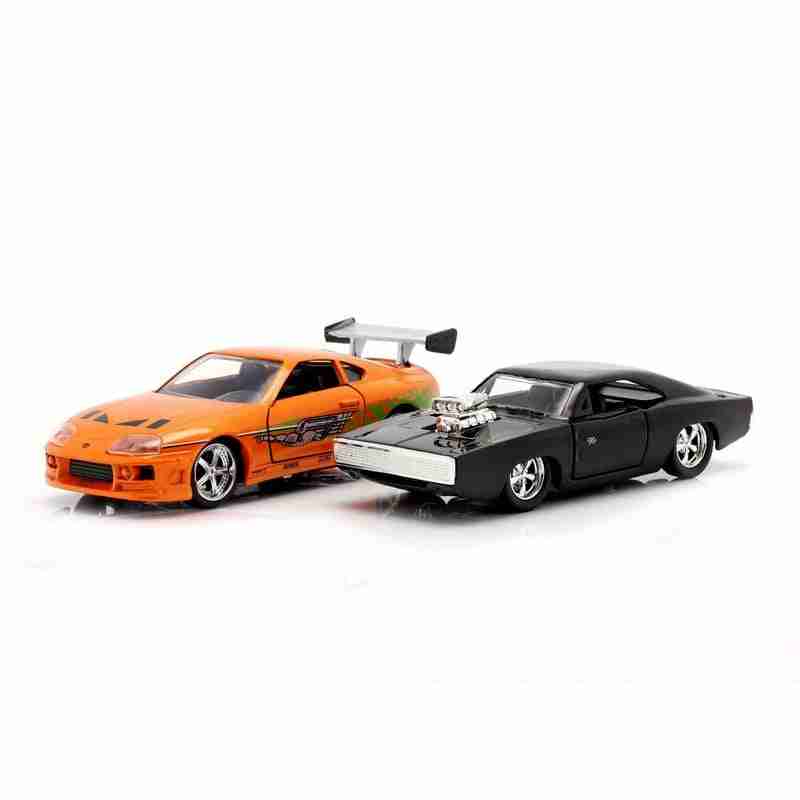 Set Fast & Furious Greenlight 1:43 – Dodge Charger & Toyota Supra, Neuf
