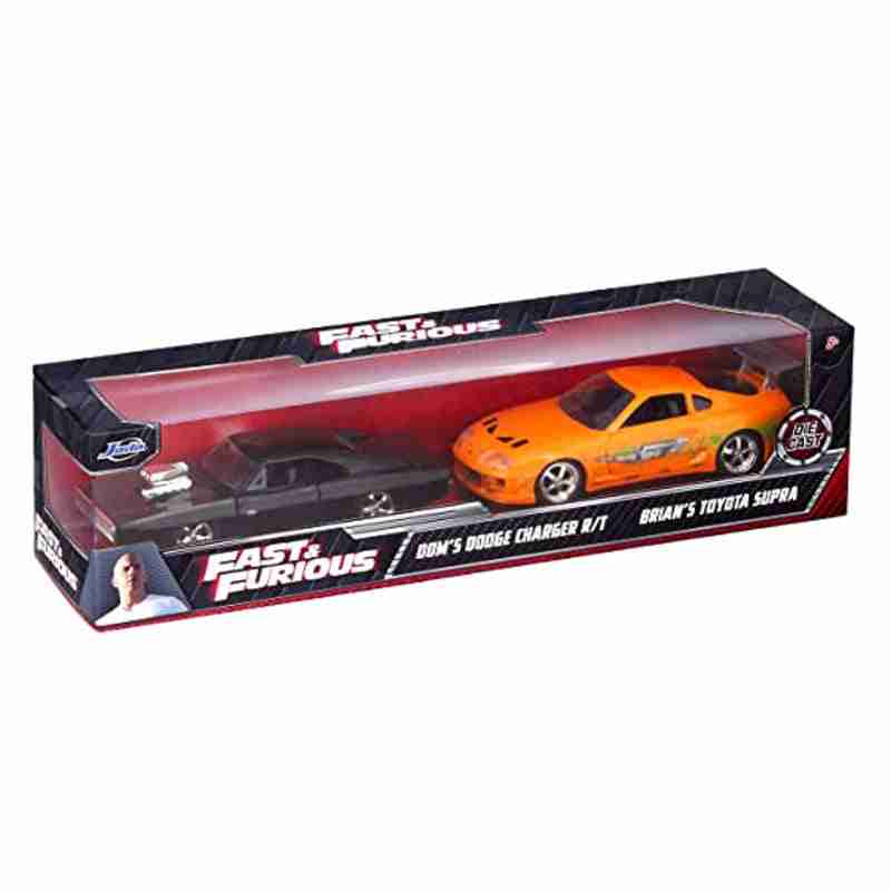 Fast & Furious Set - Dodge Charger + Toyota Supra Modèle Réduit 1:43 Greenlight