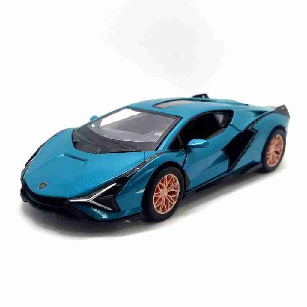 Giocattolo Per Bambini Adulti 5 Modellini Lamborghini Sian FKP 37 Kinsmart 1:40 - Auto Pressofusa Giocattolo, Scegli Colore Modellini Auto Collezione