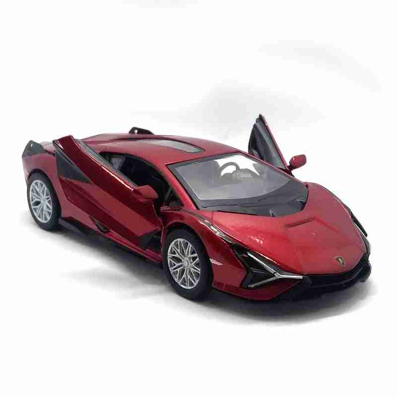 JAMARA Lamborghini Sián FKP 37 1:24 | Auto Telecomandata Rossa | Scala 1:24 | 2,4 GHz – 7 Km/h