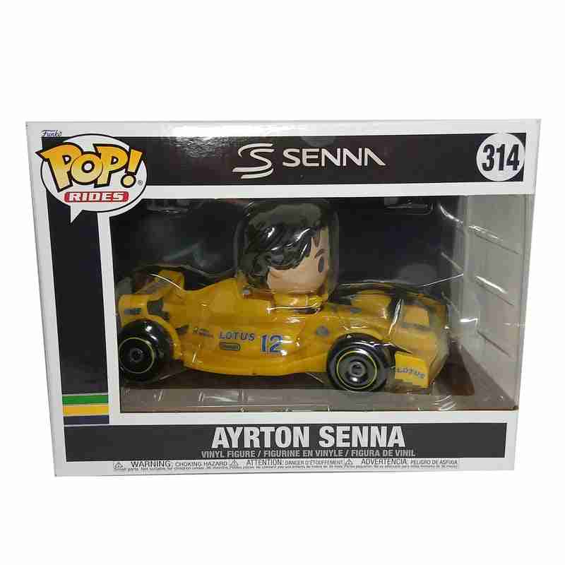 ミニカー Ayrton Senna POP! Rides 314 Ayrton Senna McLaren Deluxe Funko Pop! Ride Vinyl Vehicle